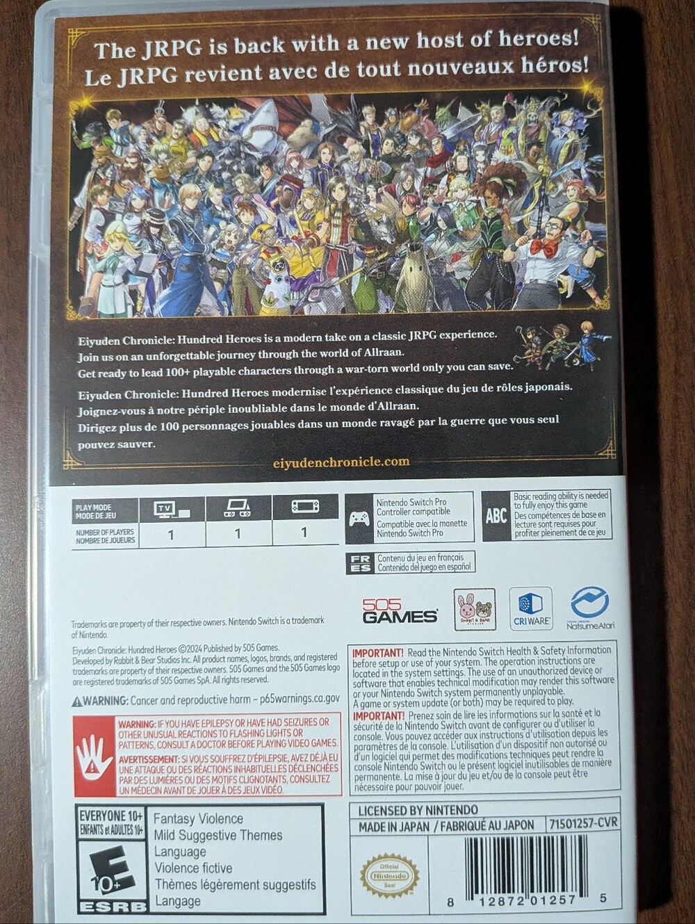 Eiyuden Chronicle: Hundred Heroes for Nintendo Switch - Picture 2 of 3